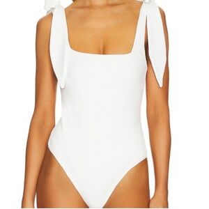 Show me your mumu Elegant White One Piece top